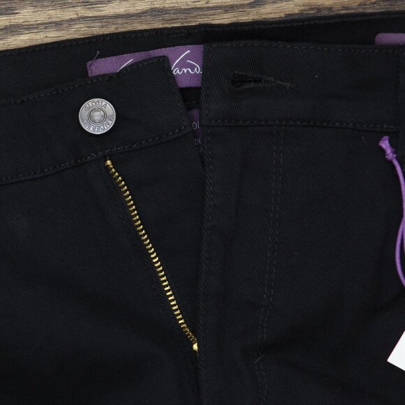 NWT Gloria Vanderbilt Classic High Rise Tapered Jean B31000 10P Black Wash - Picture 7 of 7